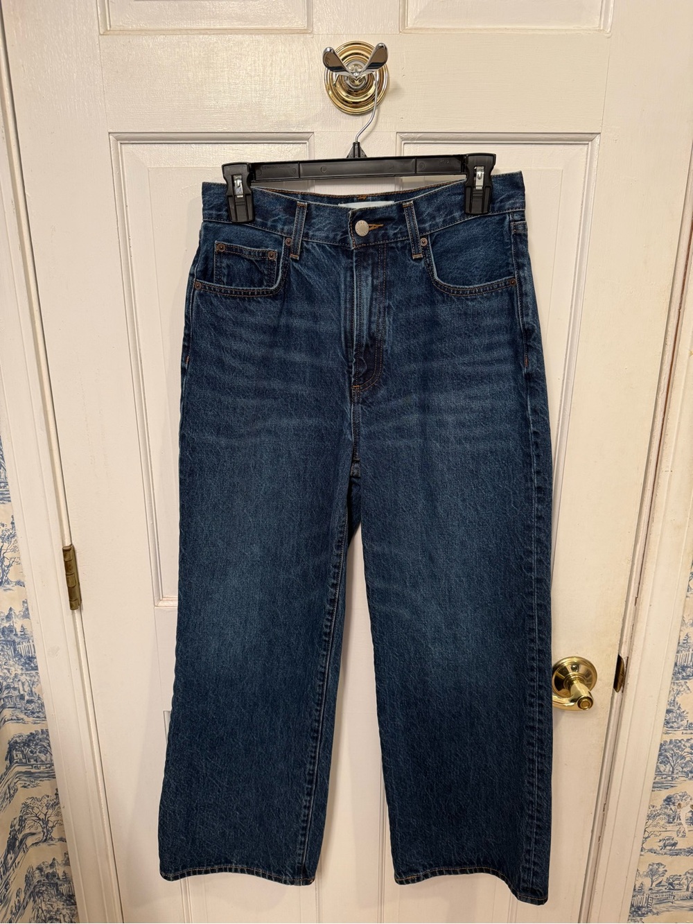 Denim Forum The Farrah Hi-Rise Wide Jeans